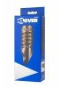 ToyFa XLover, Penis sleeve, for enlargement, TPE, transparent black, 10,5 cm